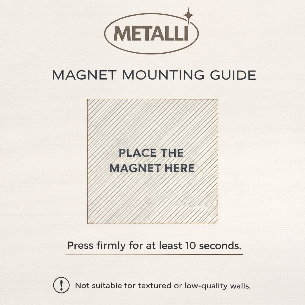 Tool-free, magnet mounting